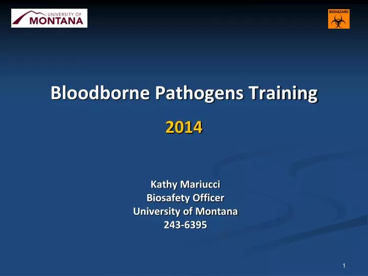bloodborne pathogens training 2014