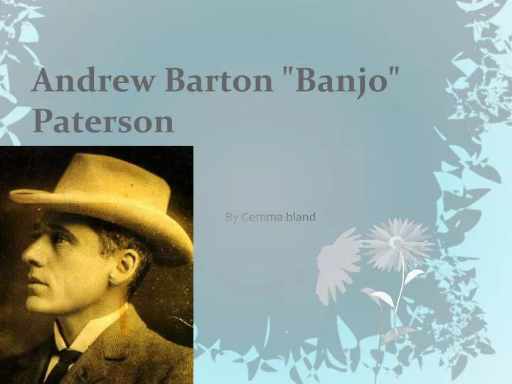 andrew barton banjo paterson