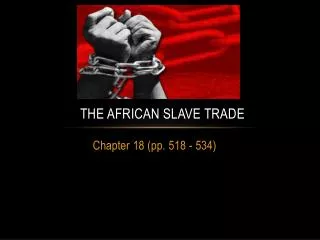 the african slave trade