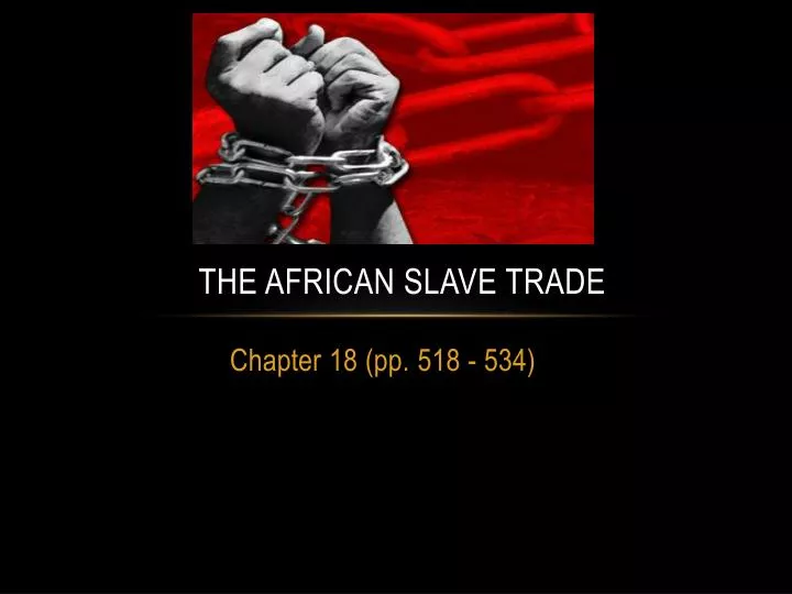 the african slave trade
