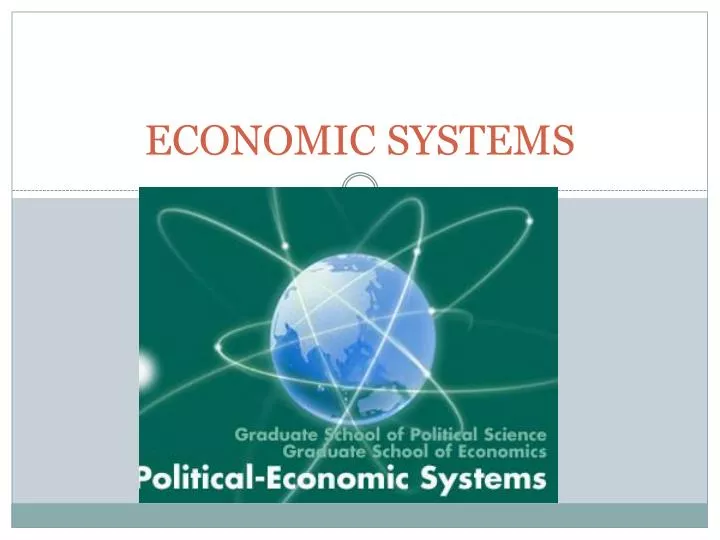 economic systems