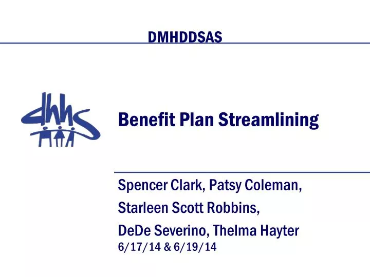 benefit plan streamlining