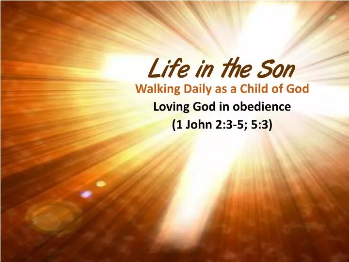 life in the son