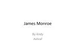 James Monroe - slide 1