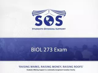 BIOL 273 Exam