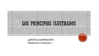 los principios ilustrados