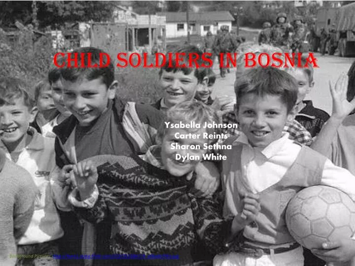 child soldiers in bosnia