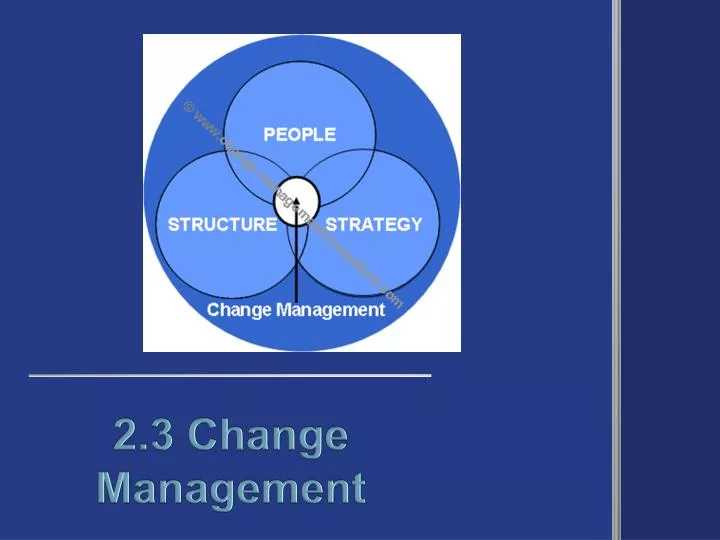 2 3 change management