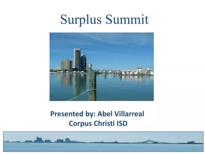 surplus summit
