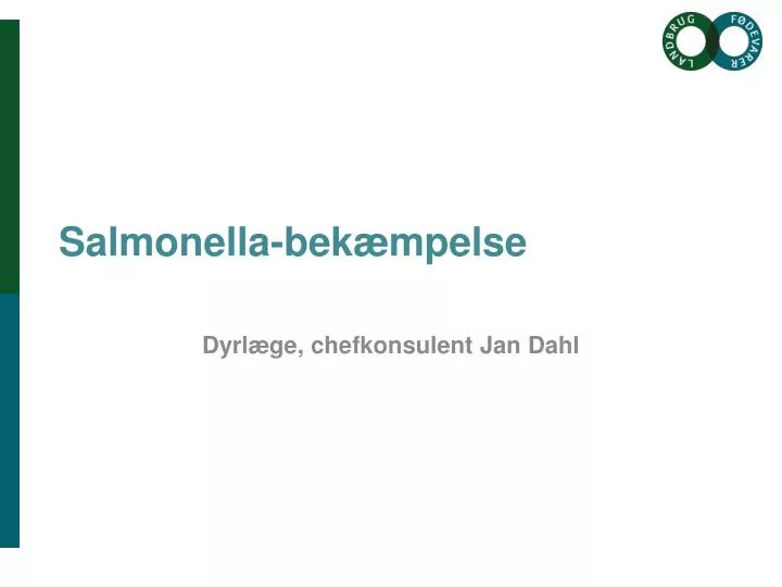 salmonella bek mpelse