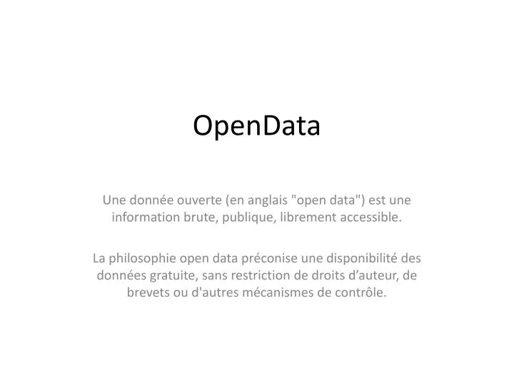 opendata