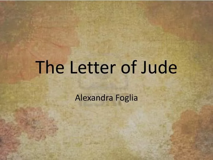 the letter of jude