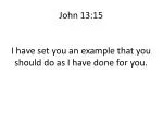John 13:15 - slide 1