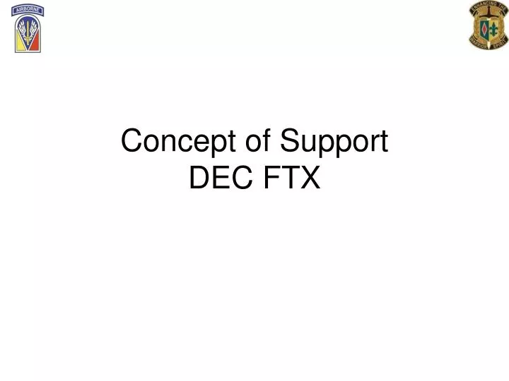 concept of support dec ftx