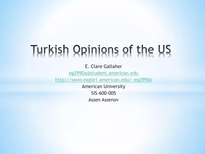 turkish opinions of the us