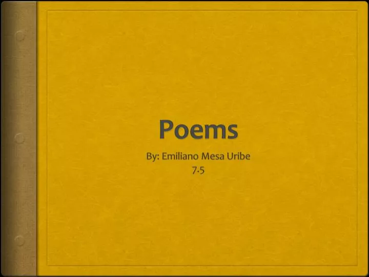 poems