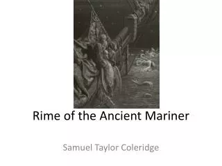 Rime of the Ancient Mariner