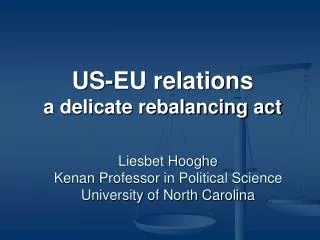 US-EU relations a delicate rebalancing act