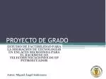 PROYECTO DE GRADO - slide 1