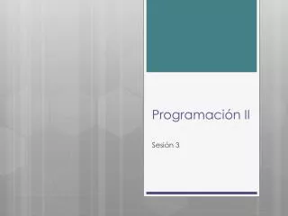 programaci n ii