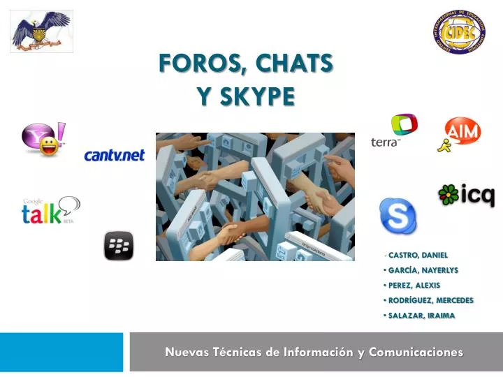 foros chats y skype