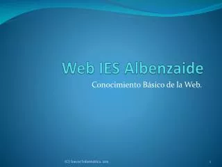 web ies albenzaide