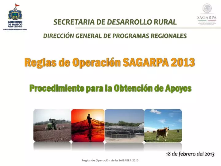 secretaria de desarrollo rural direcci n general de programas regionales