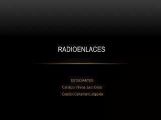 radioenlaces