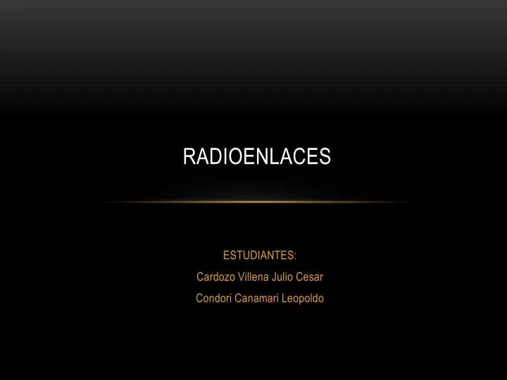 radioenlaces