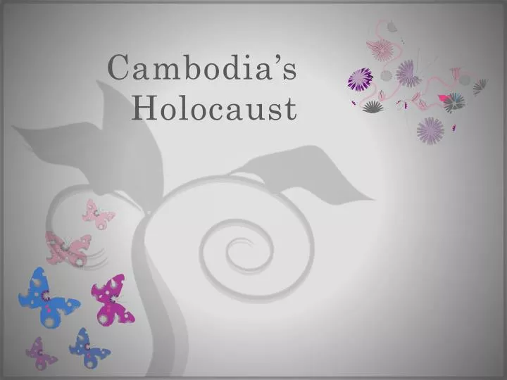 cambodia s holocaust