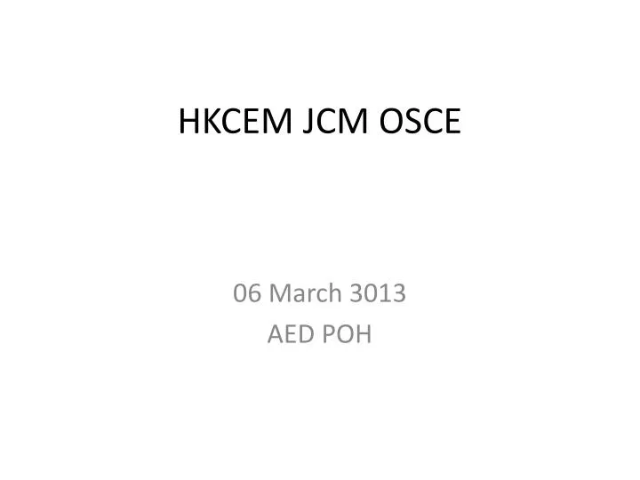 hkcem jcm osce