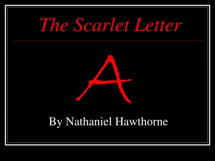 the scarlet letter