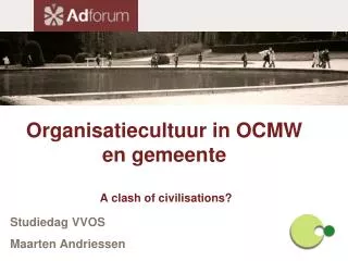 Organisatiecultuur in OCMW en gemeente A clash of civilisations?