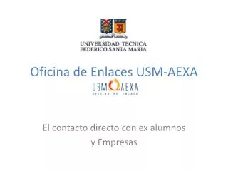 oficina de enlaces usm aexa