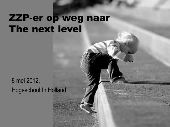 zzp er op weg naar the next level