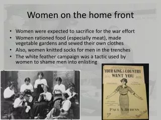 Women on the home front