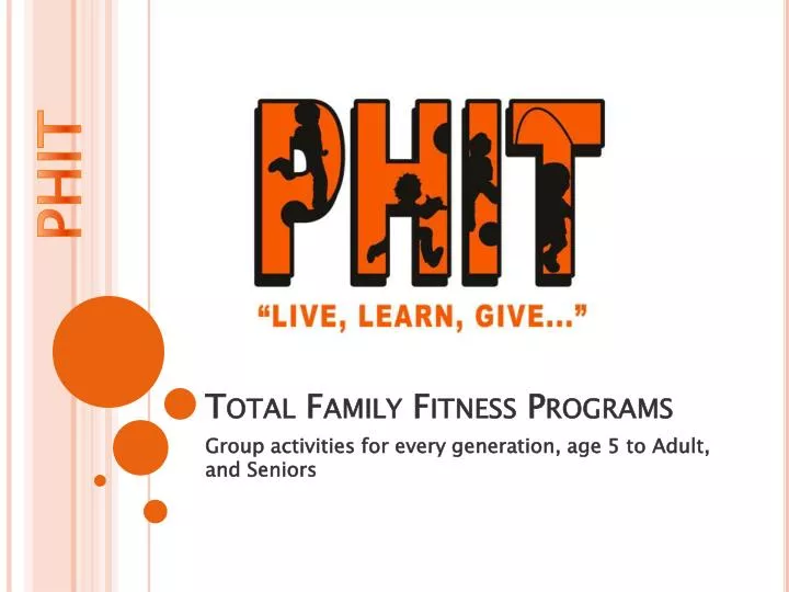 total family fitness programs