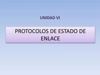 protocolos de estado de enlace