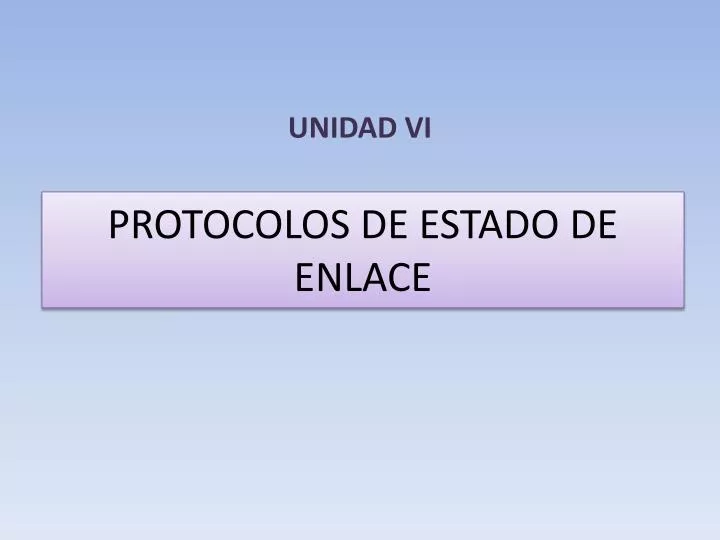 protocolos de estado de enlace