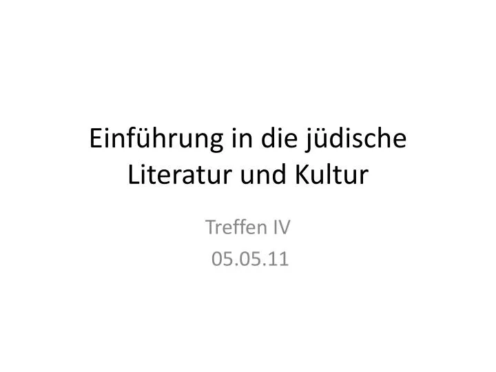 einf hrung in die j dische literatur und kultur