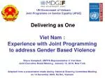 Adapted from a presentation made during National Steering Committee Meeting - slide 1