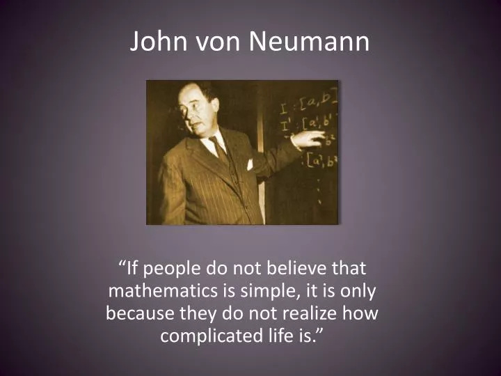 john von neumann