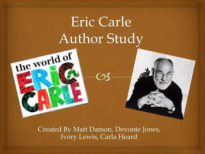eric carle author study