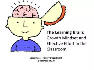 The Learning Brain: Growth Mindset and Effective Effort in the Classroom