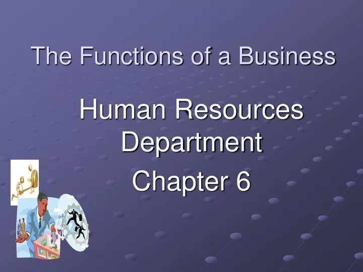 the functions of a business