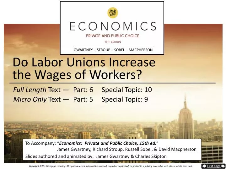 do labor unions increase the wages of workers