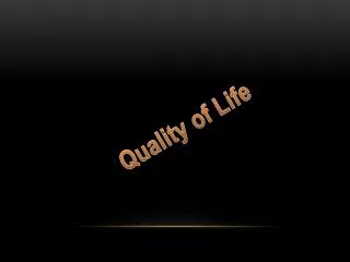 Quality of Life