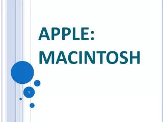 apple macintosh