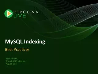 MySQL Indexing