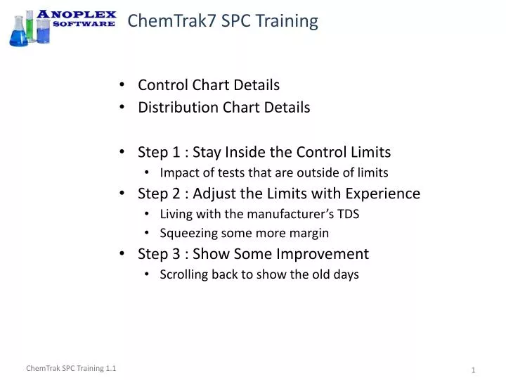 chemtrak7 spc training
